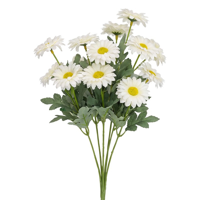 Clayre & Eef Fleur artificielle Blanc Plastique