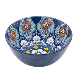 Clayre & Eef Ciotola Blu Ceramica