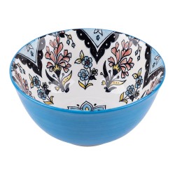 Clayre & Eef Ciotola Blu Ceramica