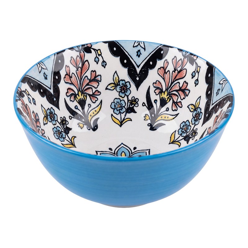 Clayre & Eef Ciotola Blu Ceramica