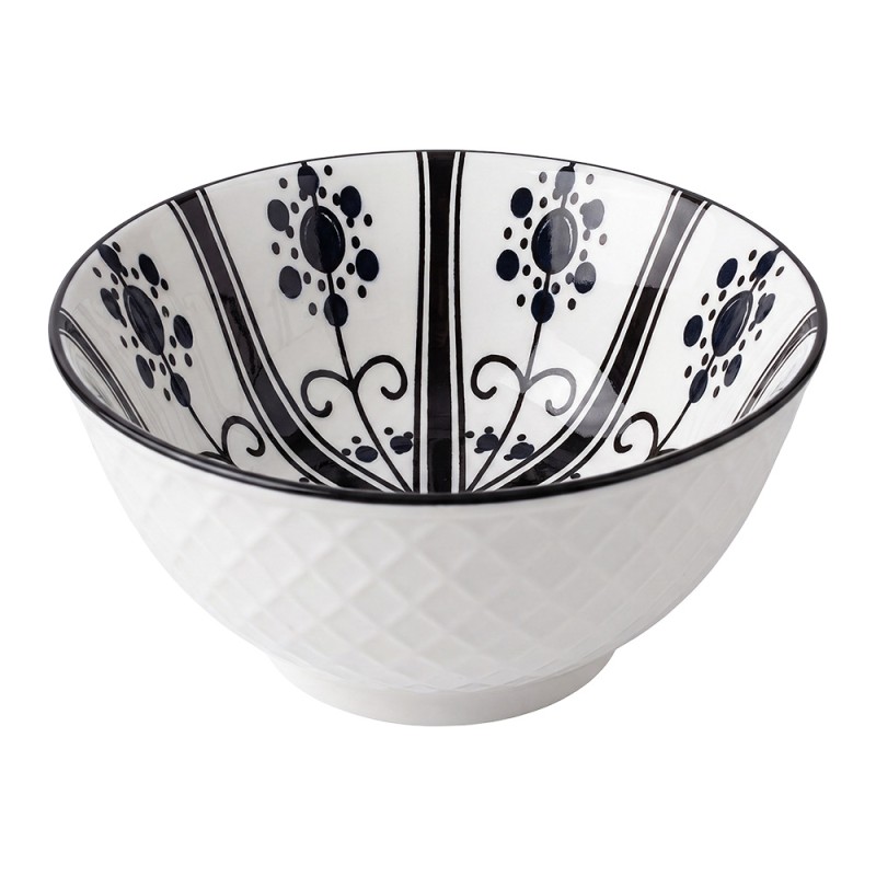 Clayre & Eef Ciotola Bianco Ceramica