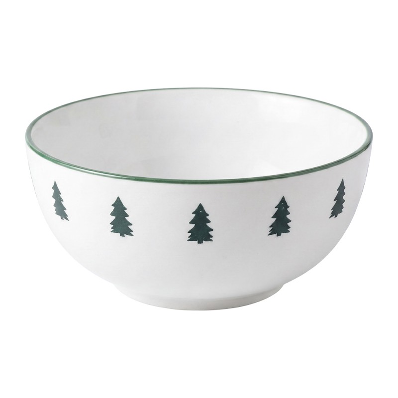 Clayre & Eef Ciotola Bianco Ceramica