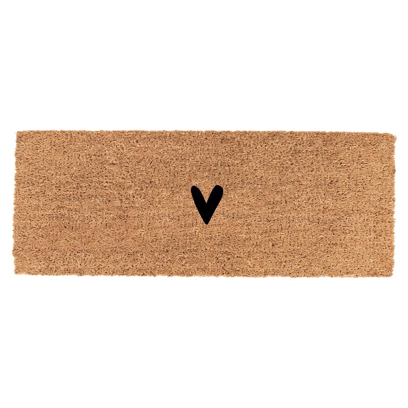 Clayre & Eef Door Mat Brown Coconut