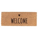 Clayre & Eef Door Mat Brown Coconut