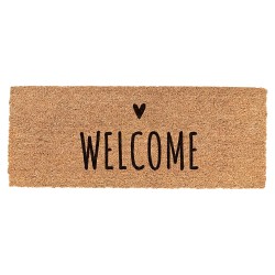 Clayre & Eef Door Mat Brown Coconut