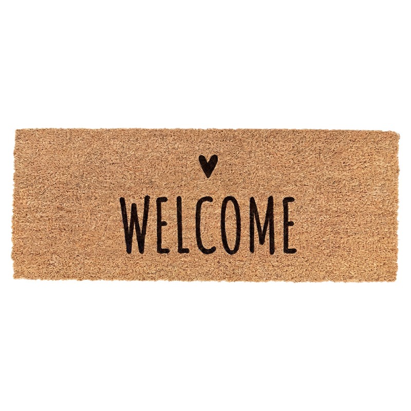 Clayre & Eef Door Mat Brown Coconut