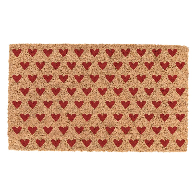 Clayre & Eef Door Mat Brown Coconut