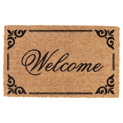 Clayre & Eef Door Mat Brown Coconut