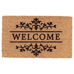 Clayre & Eef Door Mat Brown Coconut