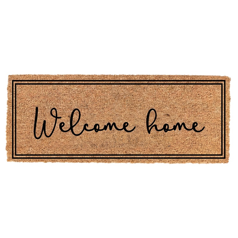 Clayre & Eef Door Mat Brown Coconut