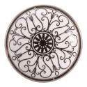 Clayre & Eef Pomello Ø 3 cm Nero Bianco Ceramica