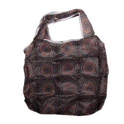 Clayre & Eef Borsa Shopper Pieghevole Grigio Sintetico