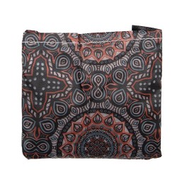 Clayre & Eef Borsa Shopper Pieghevole Grigio Sintetico