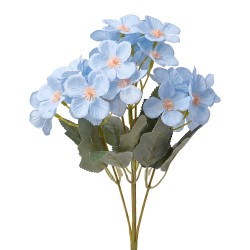 Clayre & Eef Kunstblume 30 cm Blau Kunststoff