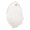 Clayre & Eef Wall Decoration Santa Claus 32x9x45 cm White Red Plastic