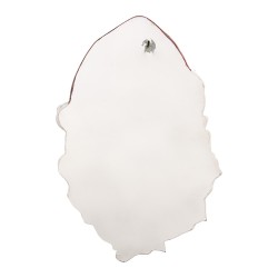 Clayre & Eef Décoration murale Père Noël 32x9x45 cm Blanc Rouge Plastique