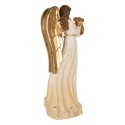 Clayre & Eef Decorative Figurine Angel 28x16x63 cm White Plastic