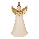 Clayre & Eef Decorative Figurine Angel 29x17x55 cm Grey Plastic