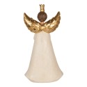 Clayre & Eef Decorative Figurine Angel 29x17x55 cm Grey Plastic