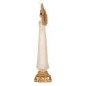 Clayre & Eef Decoratie Beeld Engel 27x18x78 cm Beige Kunststof