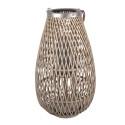 Clayre & Eef Windlicht Beige Rattan