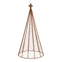 Clayre & Eef Statuetta decorativa Ø 30x62 / Ø 25x51 / Ø 20x41 cm Marrone Metallo