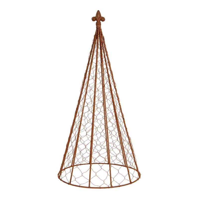 Clayre & Eef Statuetta decorativa Ø 30x62 / Ø 25x51 / Ø 20x41 cm Marrone Metallo