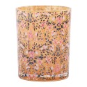 Clayre & Eef Portacandela Rosa Vetro