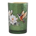 Clayre & Eef Tealight Holder Green Glass