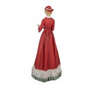 Clayre & Eef Kerstdecoratie Beeld Kerstgroep 13x12x40 cm Rood Kunststof