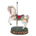 Clayre & Eef Statuetta decorativa Cavallo 30x19x40 cm Bianco Plastica