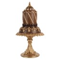 Clayre & Eef Decorative Figurine Cake Ø 18x33 cm Brown Plastic