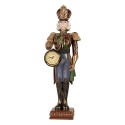 Clayre & Eef Weihnachtsdekorationsfigur Nussknacker 15x11x45 cm Rot Kunststoff