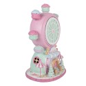 Clayre & Eef Christmas Decoration Figurine Giant Wheel 23x17x31 cm Pink Plastic