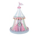 Clayre & Eef Statuetta decorativa di Natale Ø 20x29 cm Rosa Plastica