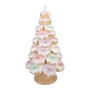 Clayre & Eef Weihnachtsdekorationsfigur Weihnachtsbaum Ø 22x43 cm Braun Kunststoff