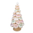 Clayre & Eef Weihnachtsdekorationsfigur Weihnachtsbaum Ø 22x43 cm Braun Kunststoff