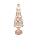 Clayre & Eef Maison en pain d'épice Ø 14x40 cm Marron Plastique