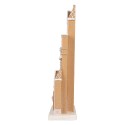 Clayre & Eef Casa di pan di zenzero 26x10x40 cm Marrone Plastica