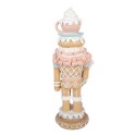 Clayre & Eef Décoration de Noël Image Casse-noisette 11x11x32 cm Marron Plastique
