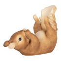 Clayre & Eef Decoratie Beeld Eekhoorn 28x15x22 cm Bruin Kunststof