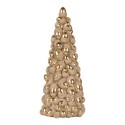 Clayre & Eef Weihnachtsdekorationsfigur Weihnachtsbaum Ø 13x31 cm Braun Kunststoff