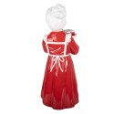 Clayre & Eef Christmas Decoration Figurine Mrs. Claus 11x14x27 cm Red Plastic