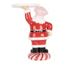 Clayre & Eef Weihnachtsdekorationsfigur Weihnachtsmann 21x14x27 cm Rot Kunststoff