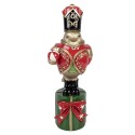 Clayre & Eef Statuetta decorativa di Natale Uccello 11x13x30 cm Color oro Plastica
