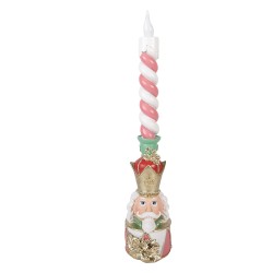 Clayre & Eef Chandelier 9x10x45 cm Rose Plastique