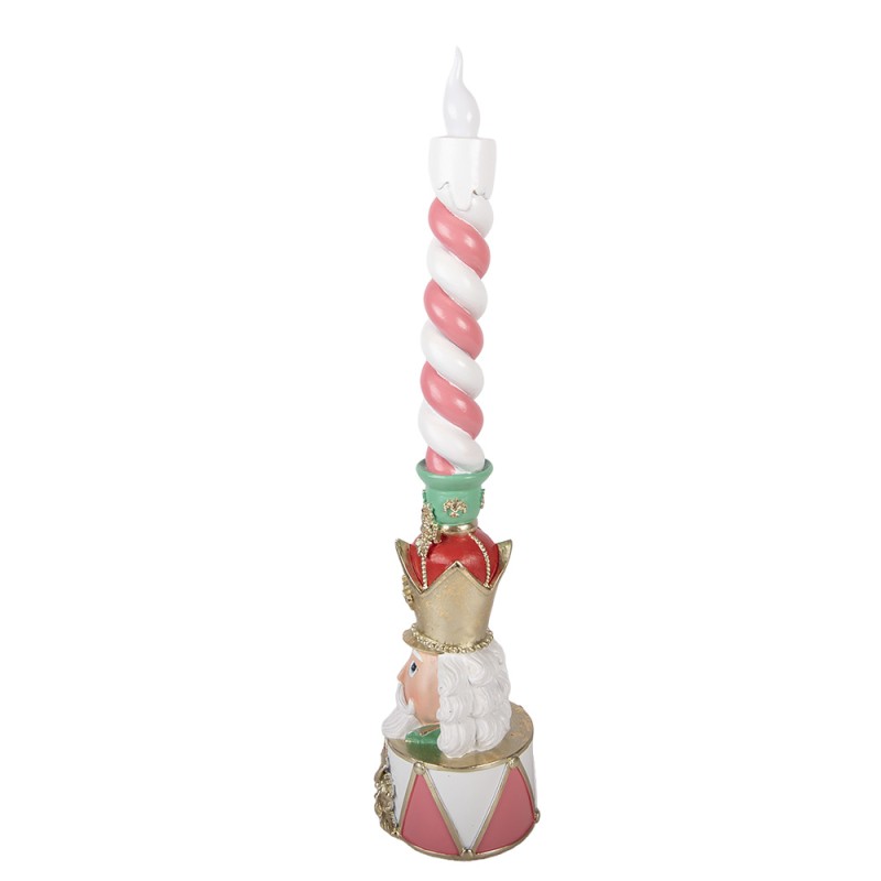 Clayre & Eef Chandelier 9x10x45 cm Rose Plastique