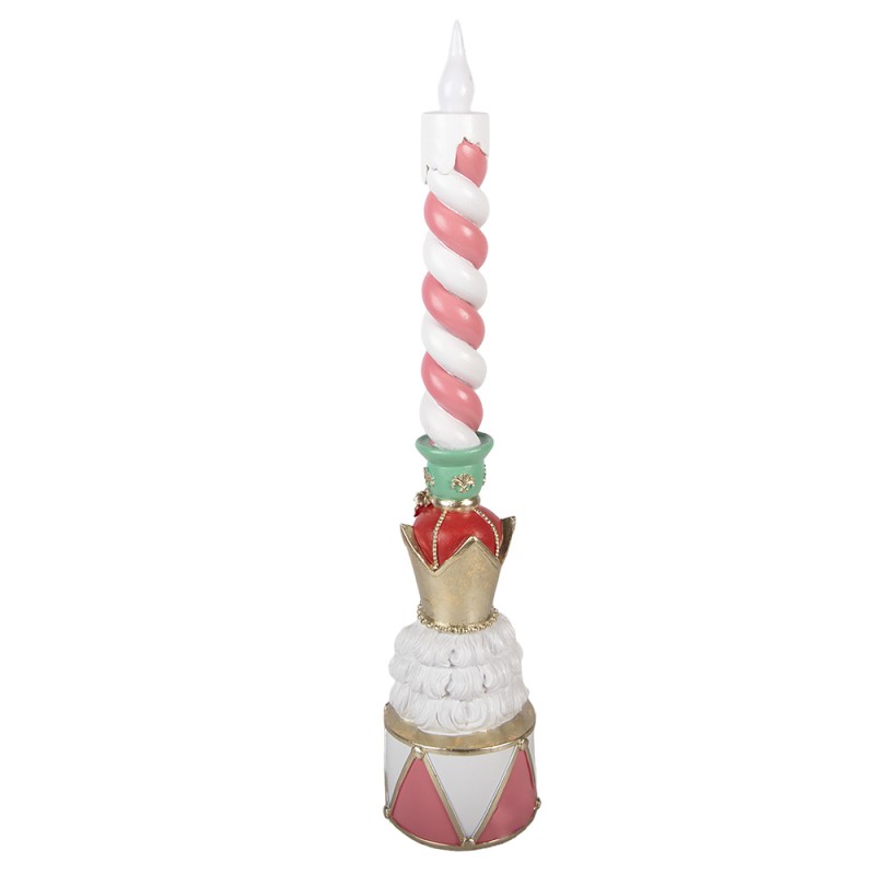 Clayre & Eef Chandelier 9x10x45 cm Rose Plastique