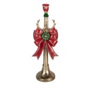 Clayre & Eef Candle holder 15x12x45 cm Gold colored Plastic