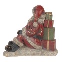 Clayre & Eef Statuetta decorativa di Natale Babbo Natale 23x19x19 cm Rosso Plastica